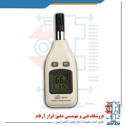 دماسنج و رطوبت سنج بنتک مدل BENETECH GM1362