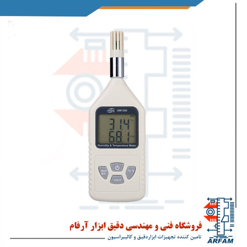 رطوبت سنج و دماسنج دیجیتال بنتک مدل GM1360