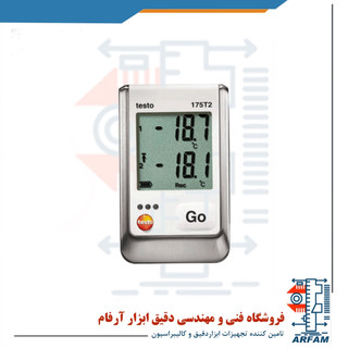 ترموگراف دما سردخانه و انبار دو کانال تستو مدل TESTO 175T2