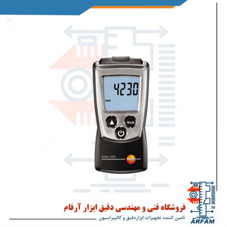 دورسنج غیر تماسی رنج 100 تا 29999 RPM تستو مدل TESTO 460